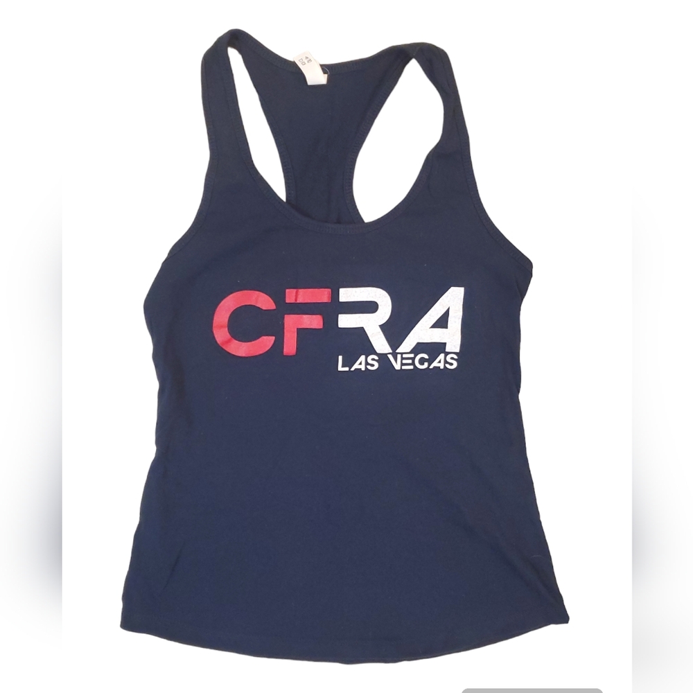 Crossfit Raw Appeal Women's Navy CFRA Las Vegas Tank Top‎ Medium